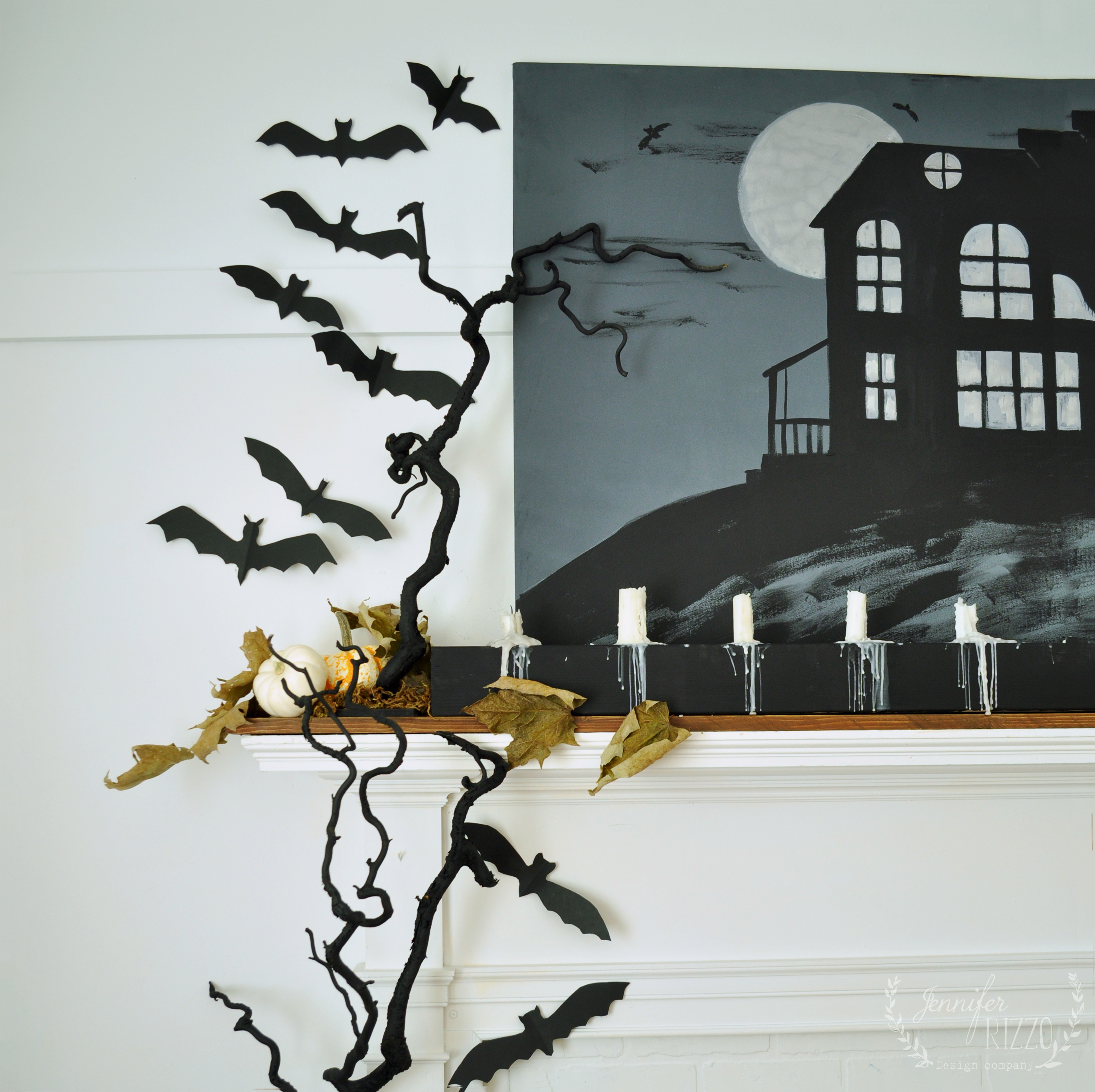 Learn how to paint Halloween decorations using a HomeRight paint sprayer. The sprayer makes it easy to paint twisty branches and fall pumpkins!