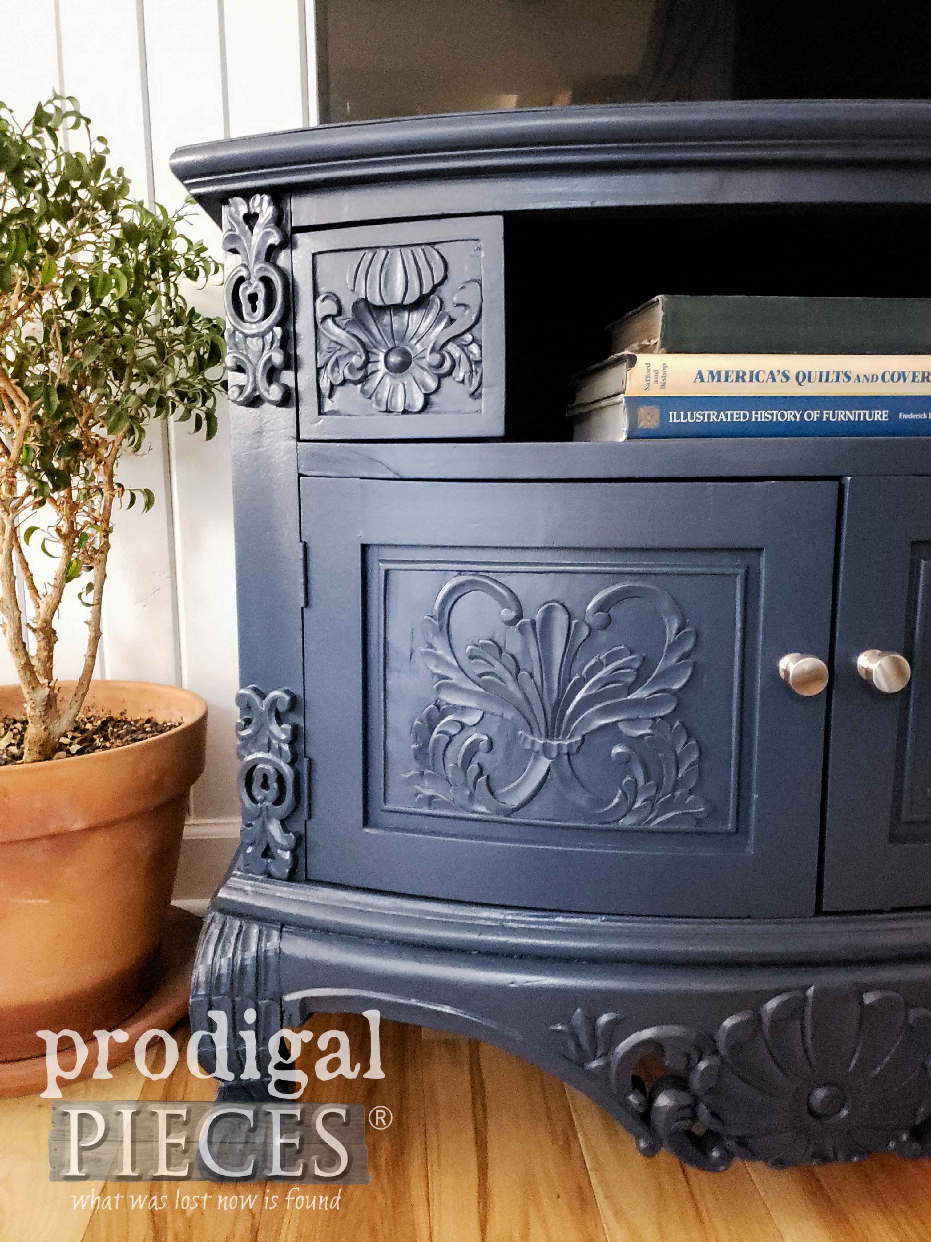 Quickly add a new look to old furniture pieces by applying a fresh coat of paint! Larissa with Prodigal Pieces has the simple details for this tutorial.