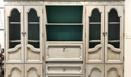 Grey Hutch Makeover