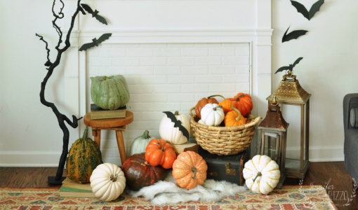 Spray Painted Halloween Decor