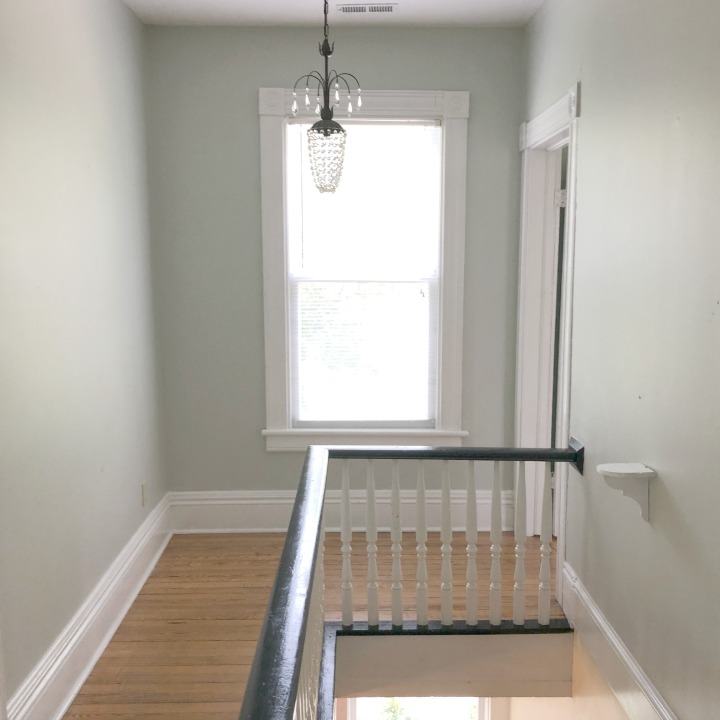 Easily paint hard to reach areas like balconies and stairways by using the HomeRight Paint Stick paint roller for long reach and a great finish.