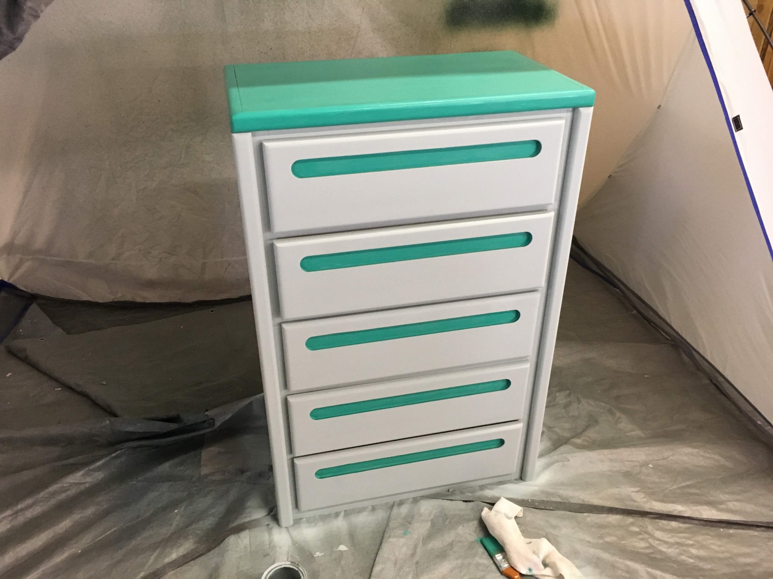 Dresser after painting