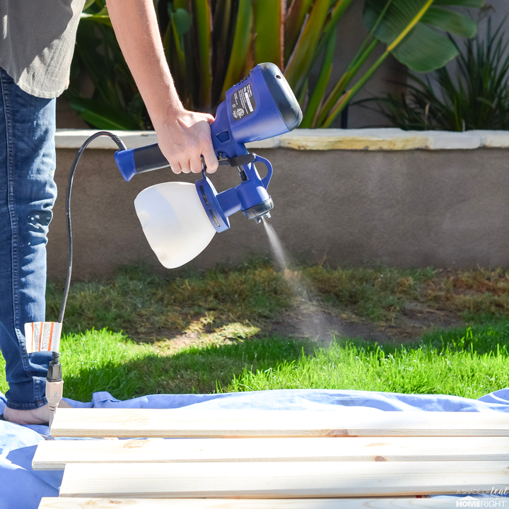 Discover the quickest and easiest way to paint a shiplap wall using the HomeRight Super Finish Max paint sprayer to have the project done in just hours!