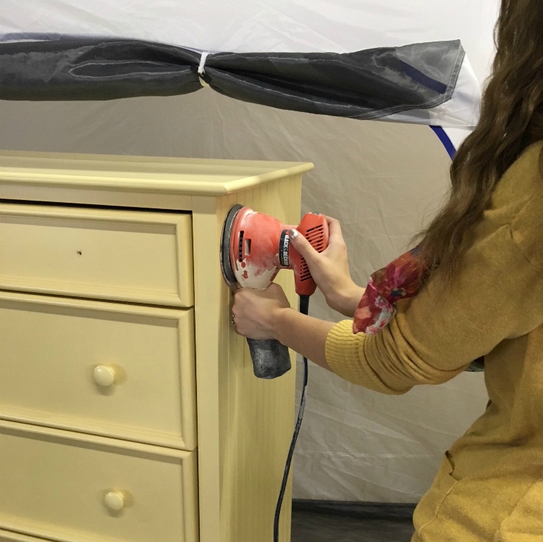 Diy Sparkly Glitter Dresser