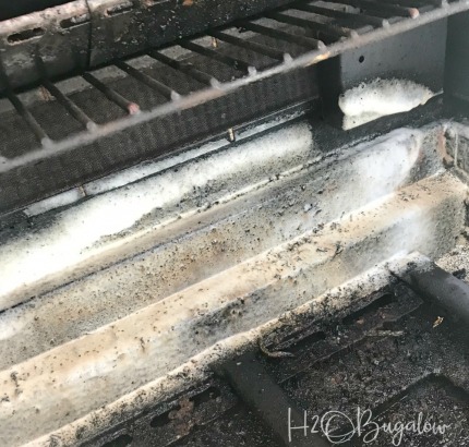 Cleaning Basin on Grill