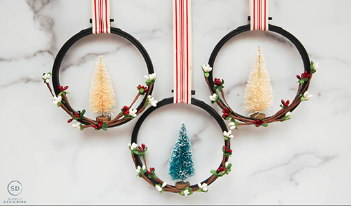 Embroidery Hoop Ornament
