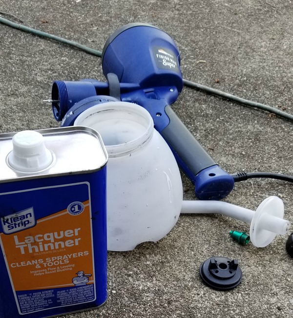 how to clean paint sprayer after oil based paint