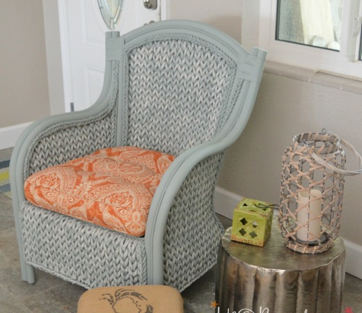 How To Paint Wicker Furniture, How To Remove Old Paint From Wicker Furniture
