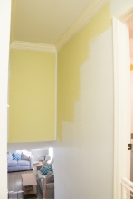 How to paint corner walls