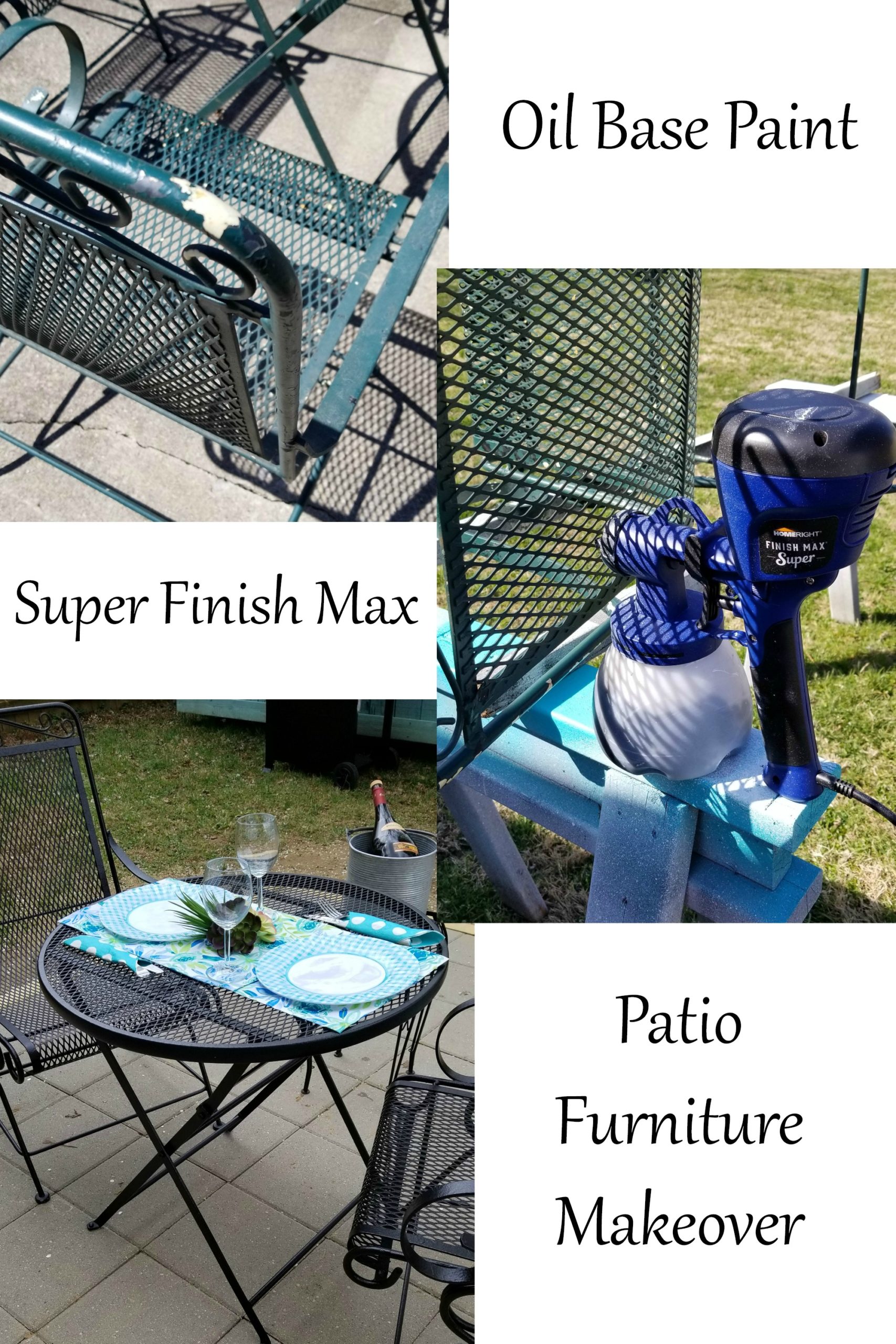 How to Paint a Wrought Iron Outdoor Furniture Set