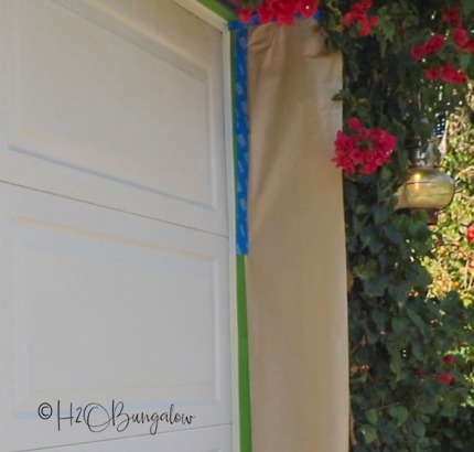 step-2-tape-off-area-DIY-Faux-Garage-Door-Windows