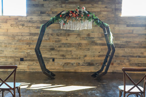 DIY Moongate Wedding Arch