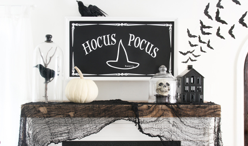 DIY Halloween Sign