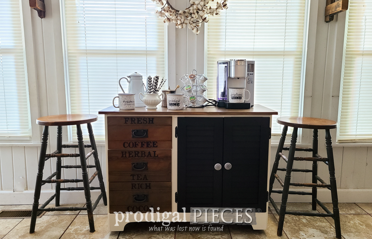 farmhouse coffee bar