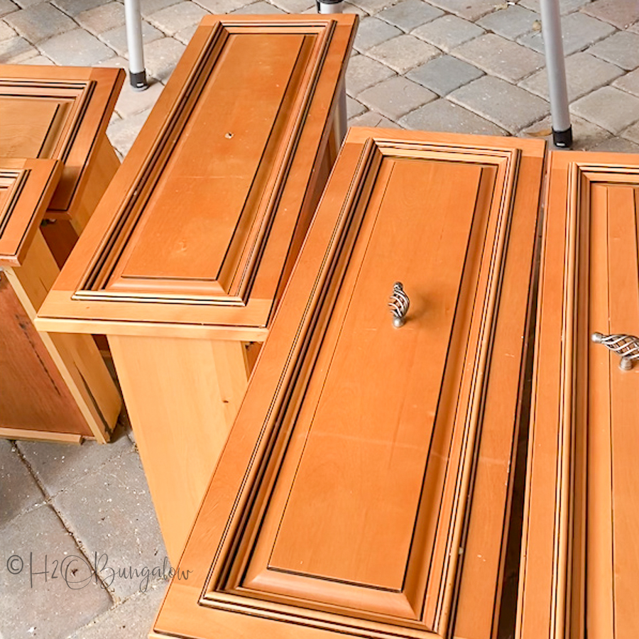 cabinets before painting