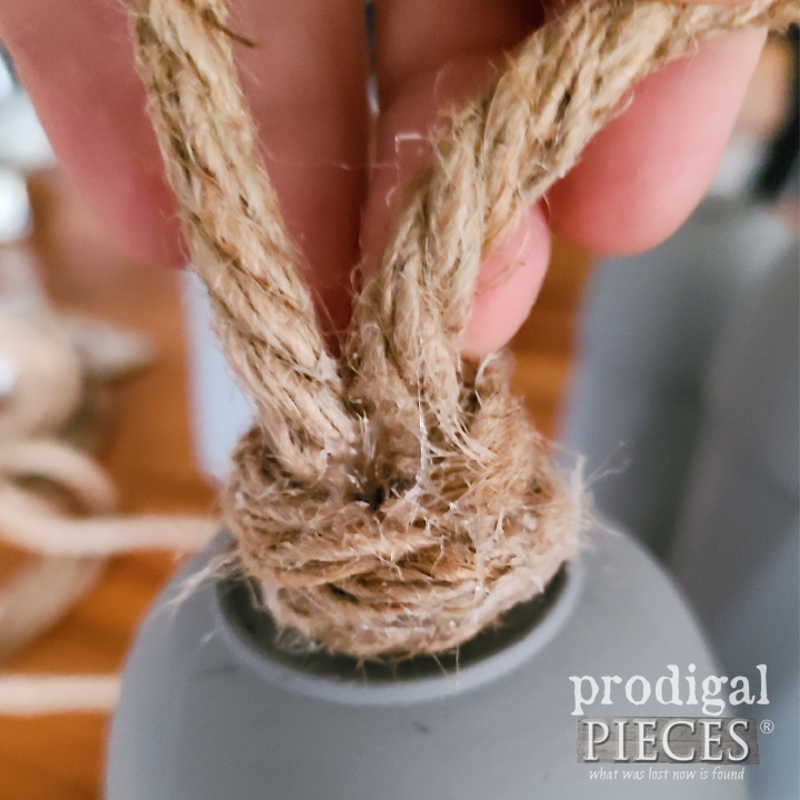 rope knot on bell