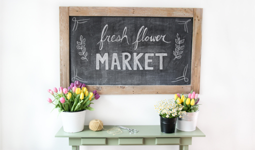 spring themed makeover