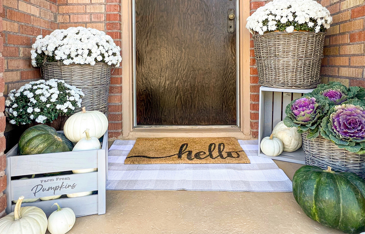 fall porch makeover