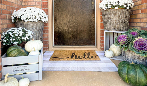 DIY Fall Porch Decor with a Paint Sprayer