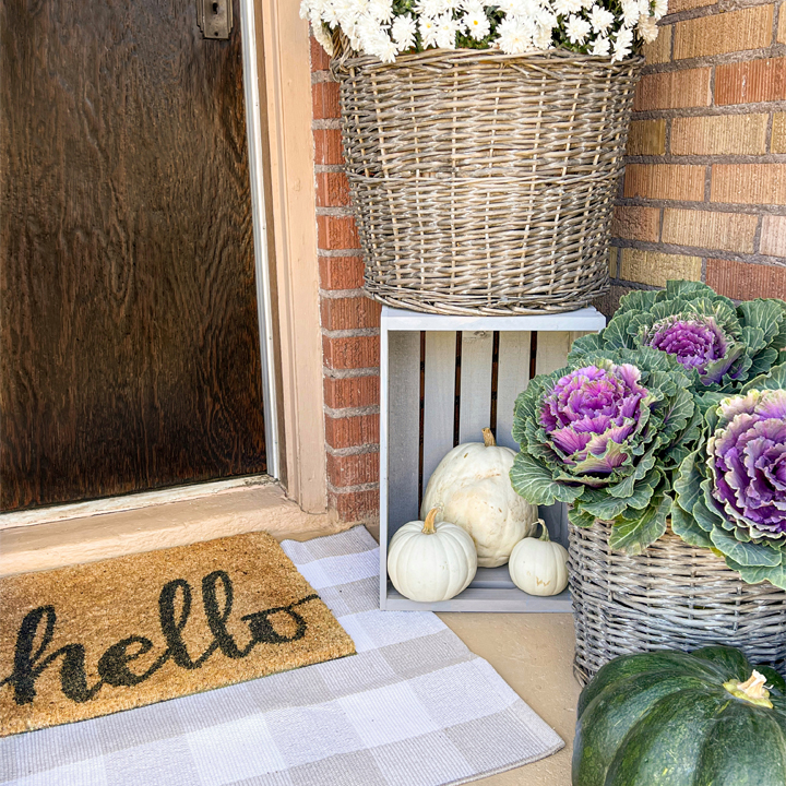 fall porch crates