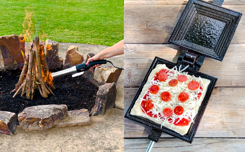 Campfire Cooking with Pie Irons