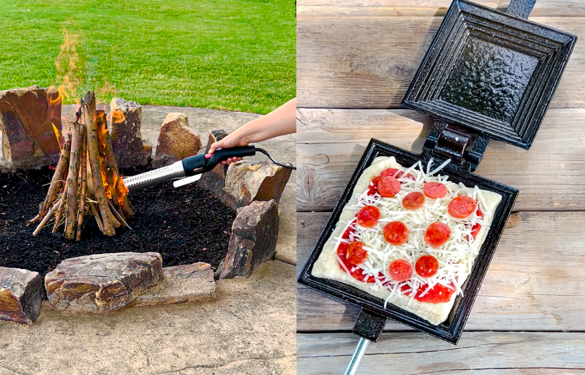 Campfire Cooking with Pie Irons